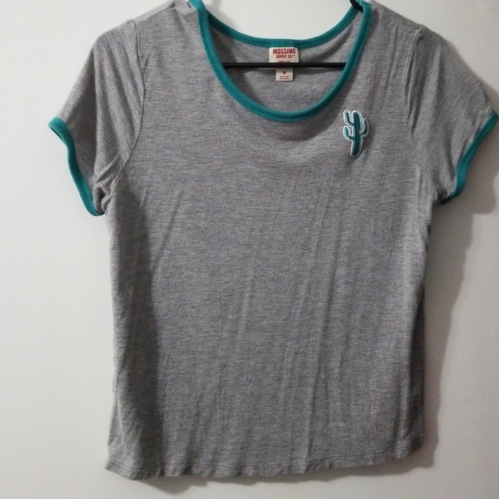 Gray Cactus Croptop